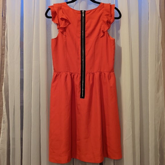 Kensie retro dress orange with white flowers - Picture 5 of 5